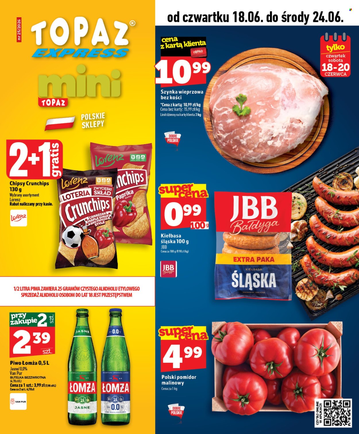 Gazetka Topaz - 18.06.2026 - 24.06.2026. Strona 1