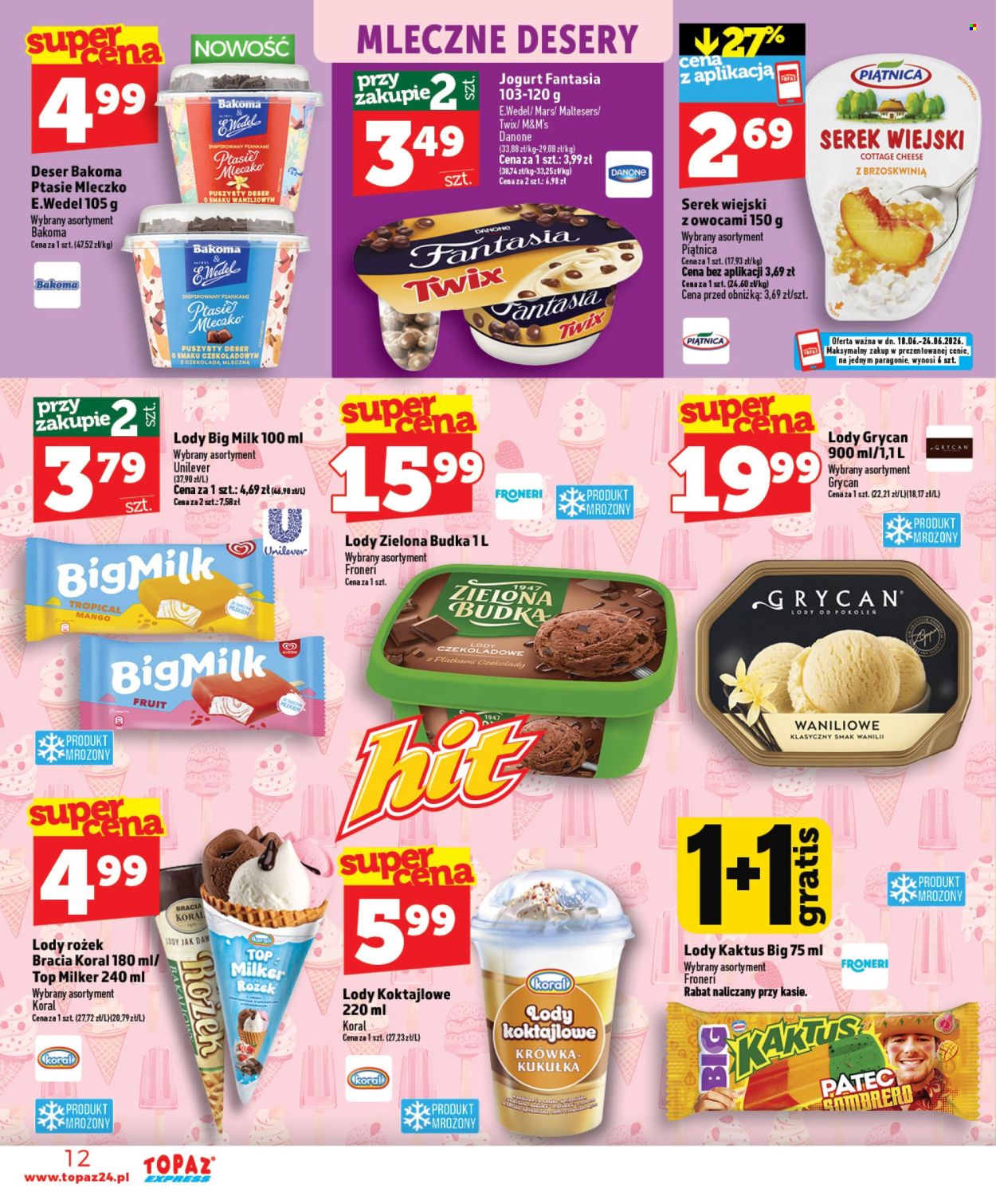 Gazetka Topaz - 18.06.2026 - 24.06.2026. Strona 12