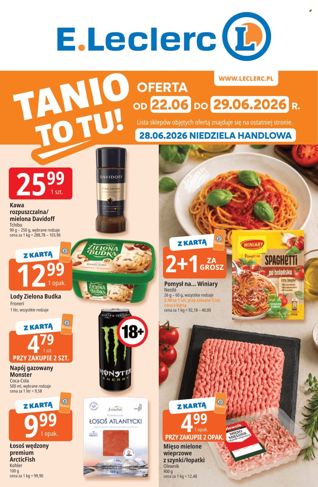 Gazetka E.Leclerc - 22.06.2026 - 29.06.2026. Strona 1