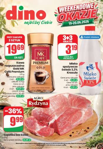 Gazetka Dino - 19.06.2026 - 20.06.2026.