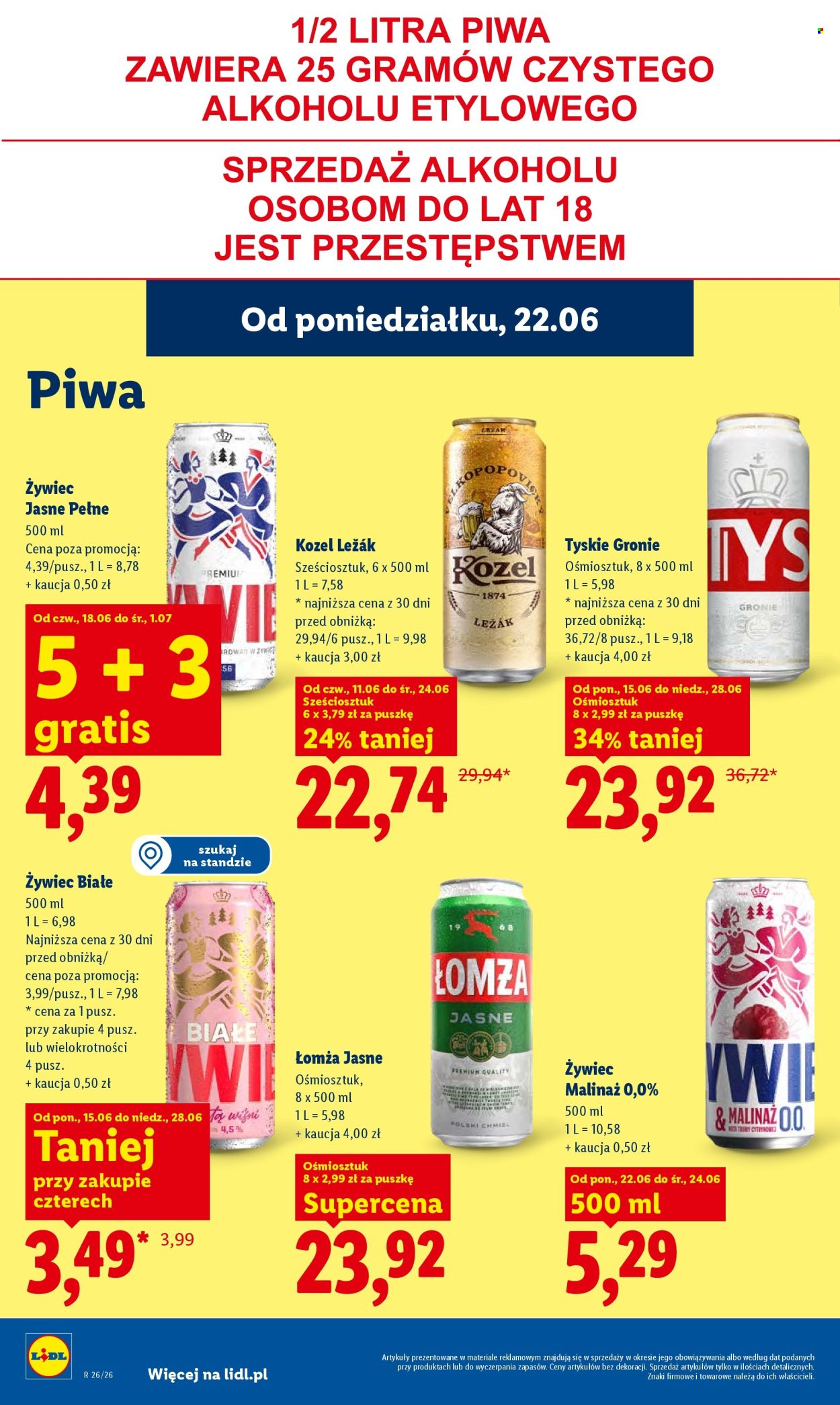 Leták Lidl - 22.6.2026 - 24.6.2026. Strana 74