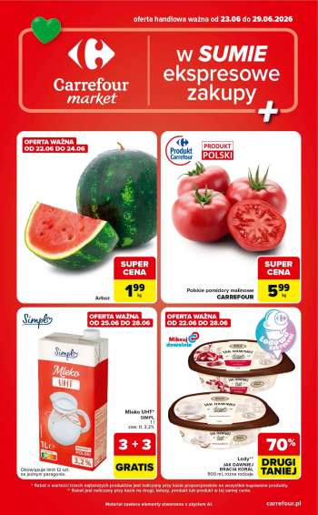 Gazetka Carrefour Market - 23.06.2026 - 29.06.2026.