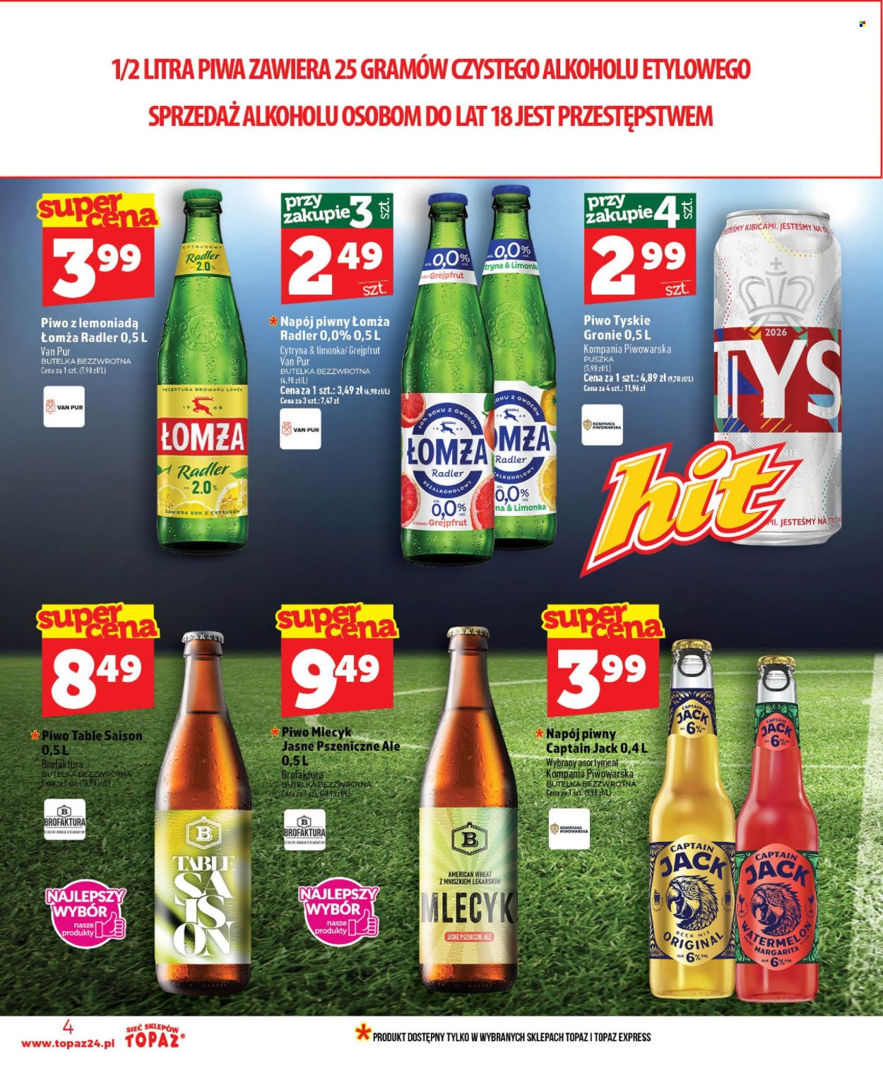 Gazetka Topaz - 25.06.2026 - 1.07.2026. Strona 4