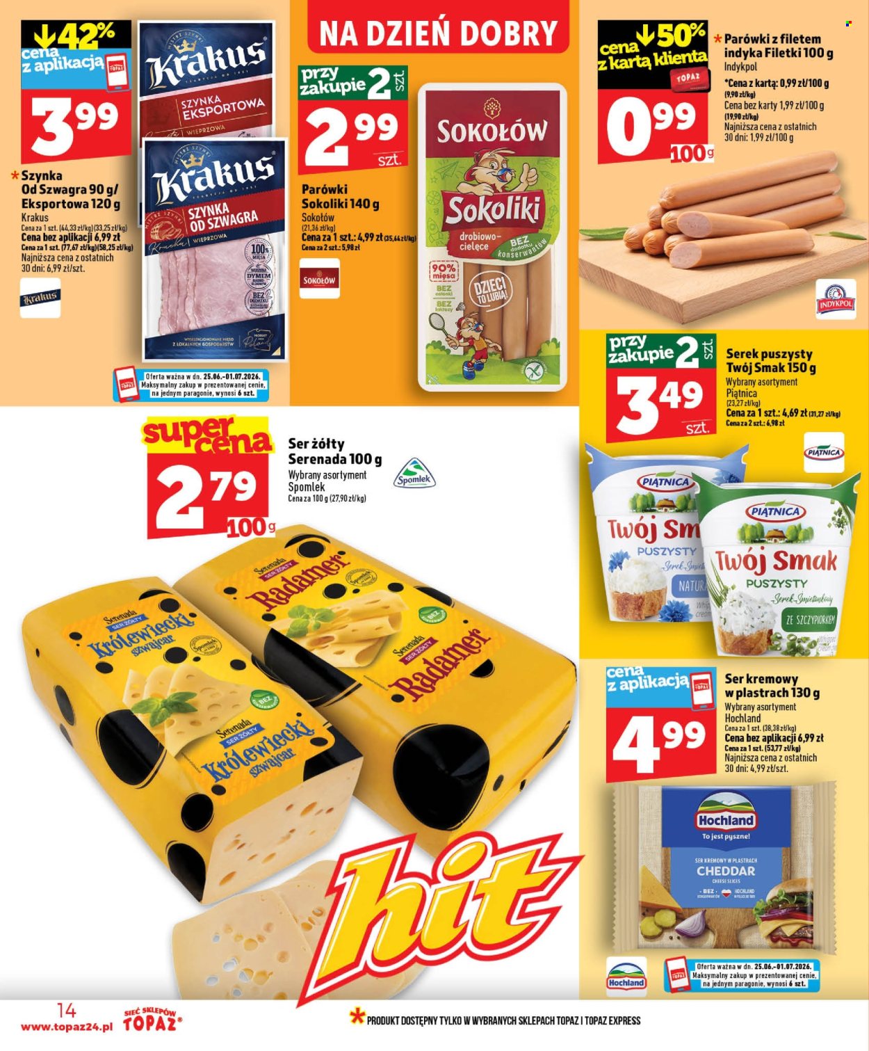 Gazetka Topaz - 25.06.2026 - 1.07.2026. Strona 14