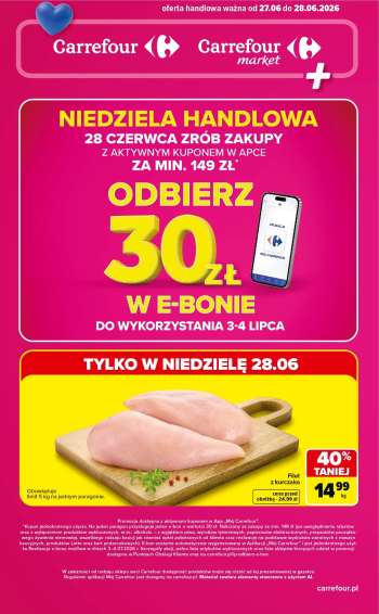 Gazetka Carrefour - 27.06.2026 - 28.06.2026.