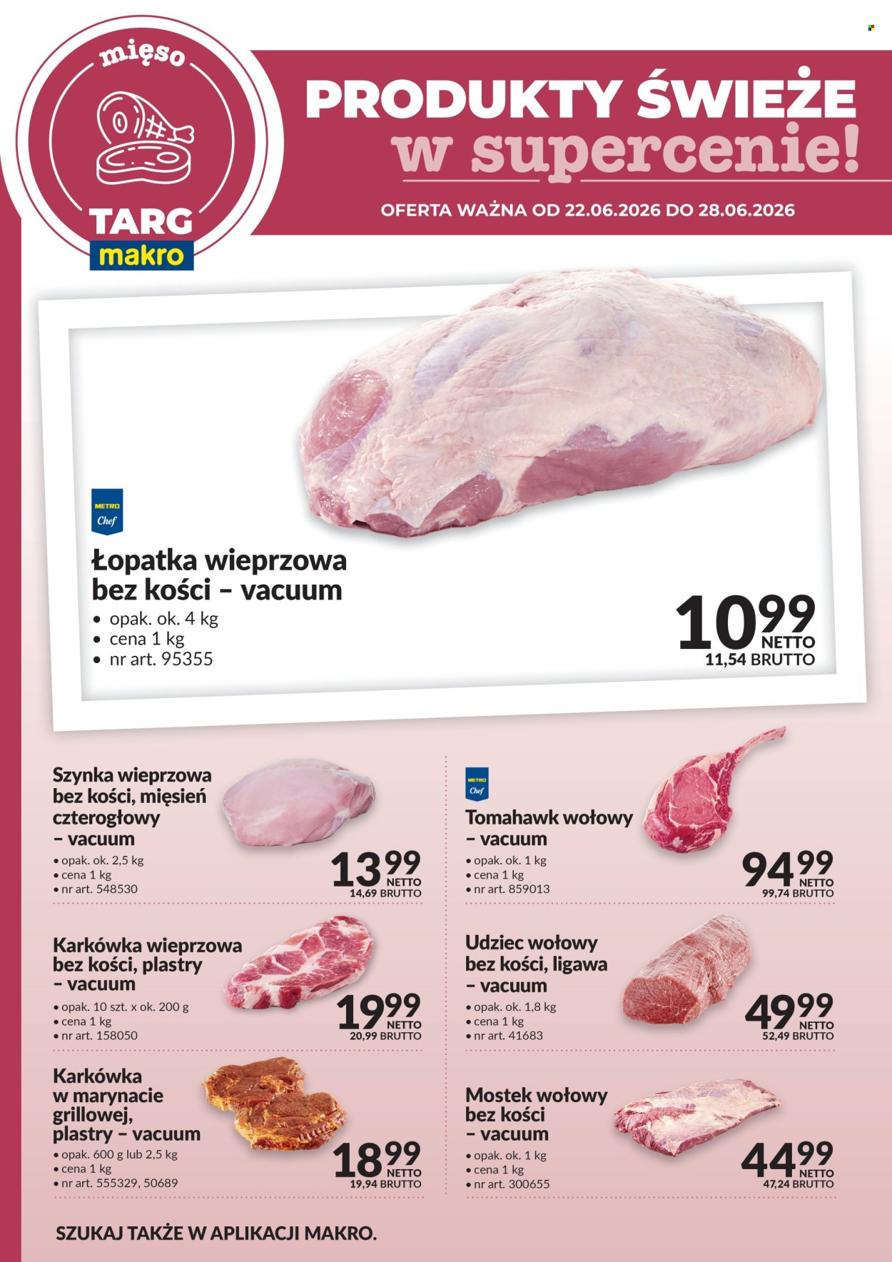 Gazetka Makro - 22.06.2026 - 28.06.2026. Strona 1