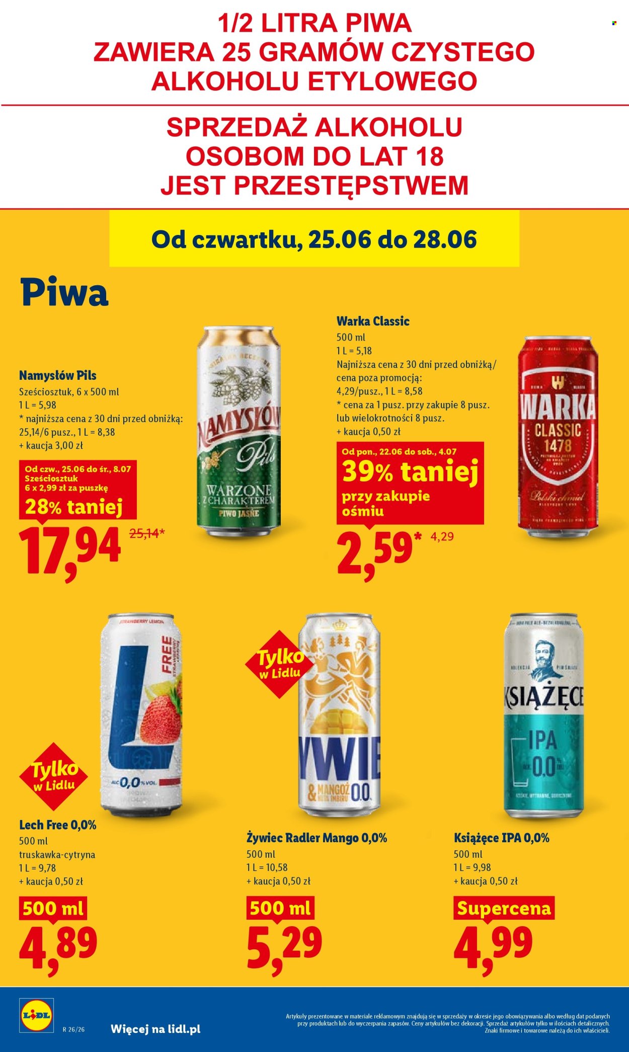 Leták Lidl - 25.6.2026 - 28.6.2026. Strana 72