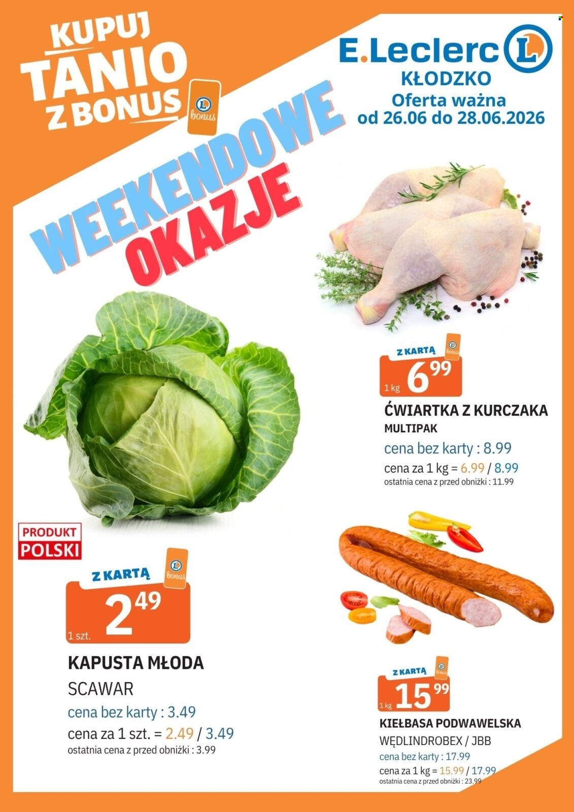 Gazetka E.Leclerc - 26.06.2026 - 28.06.2026. Strona 1