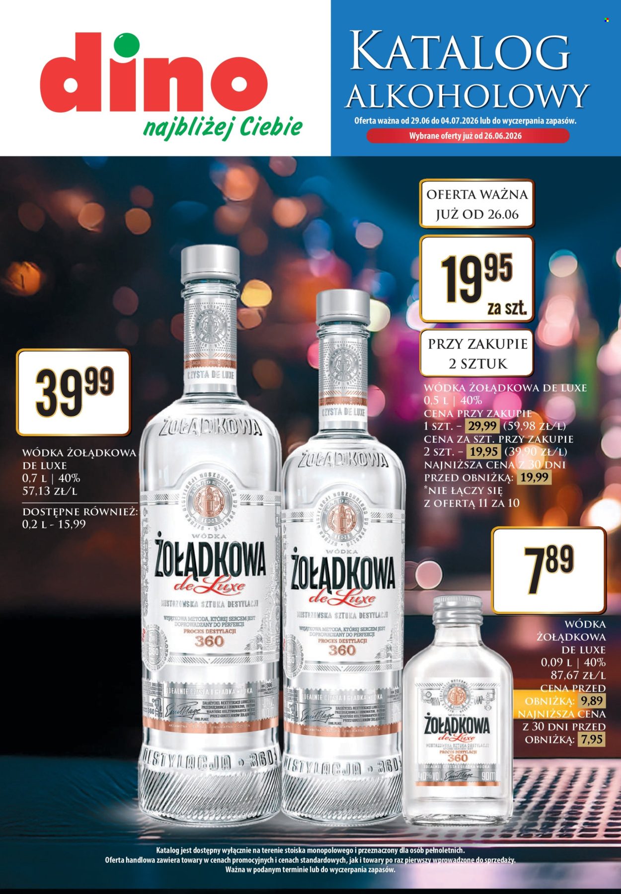 Gazetka Dino - 26.06.2026 - 4.07.2026. Strona 1