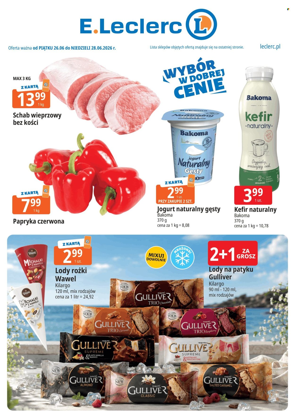Gazetka E.Leclerc - 26.06.2026 - 28.06.2026. Strona 1