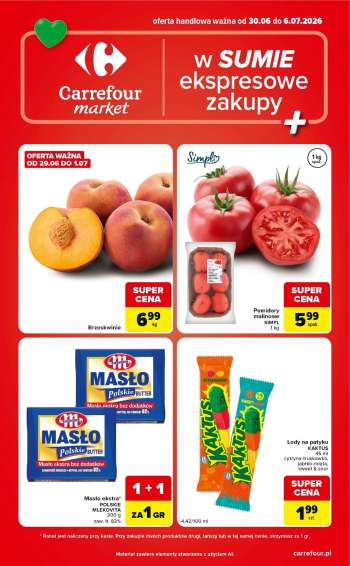 Gazetka Carrefour Market - 30.06.2026 - 6.07.2026.