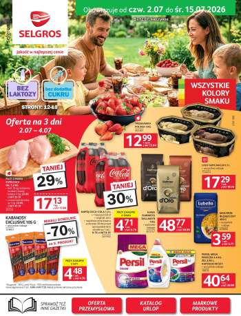 Gazetka Selgros - 2.07.2026 - 15.07.2026.