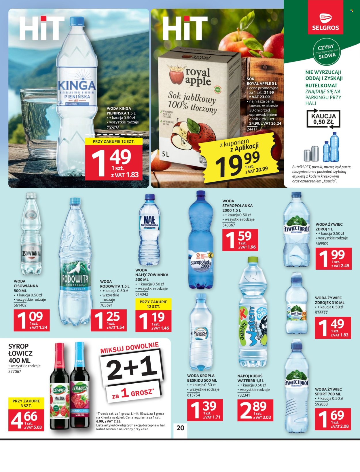 Gazetka Selgros - 2.07.2026 - 15.07.2026. Strona 20