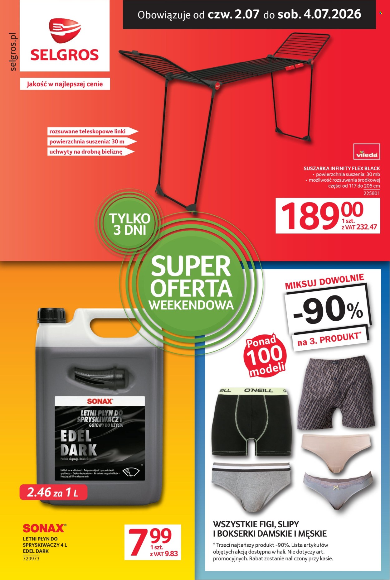 Gazetka Selgros - 2.07.2026 - 4.07.2026. Strona 1