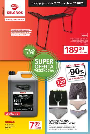 Gazetka Selgros - 2.07.2026 - 4.07.2026.