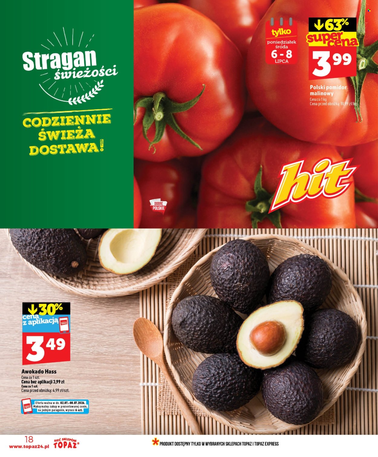 Gazetka Topaz - 2.07.2026 - 8.07.2026. Strona 18