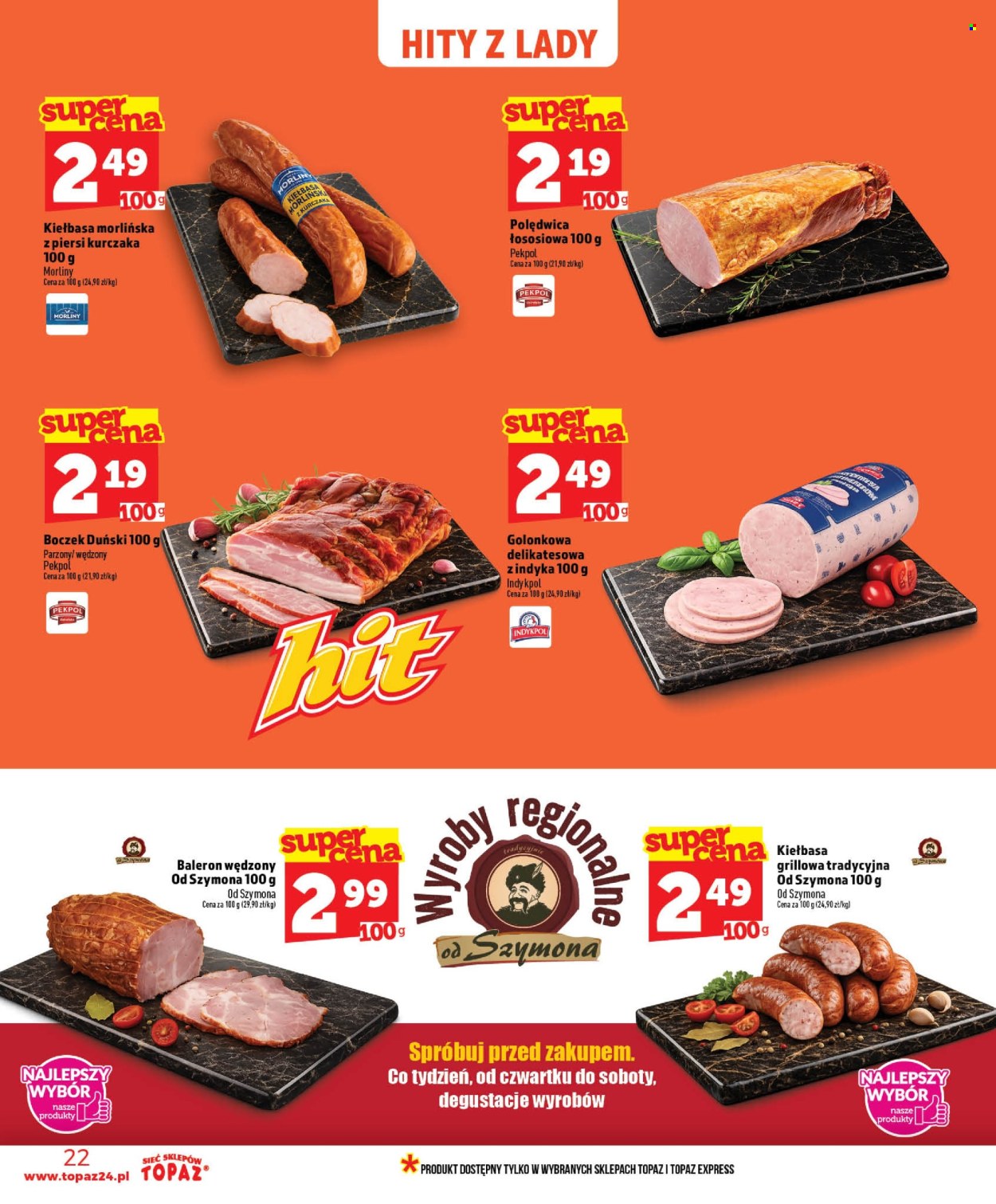 Gazetka Topaz - 2.07.2026 - 8.07.2026. Strona 22