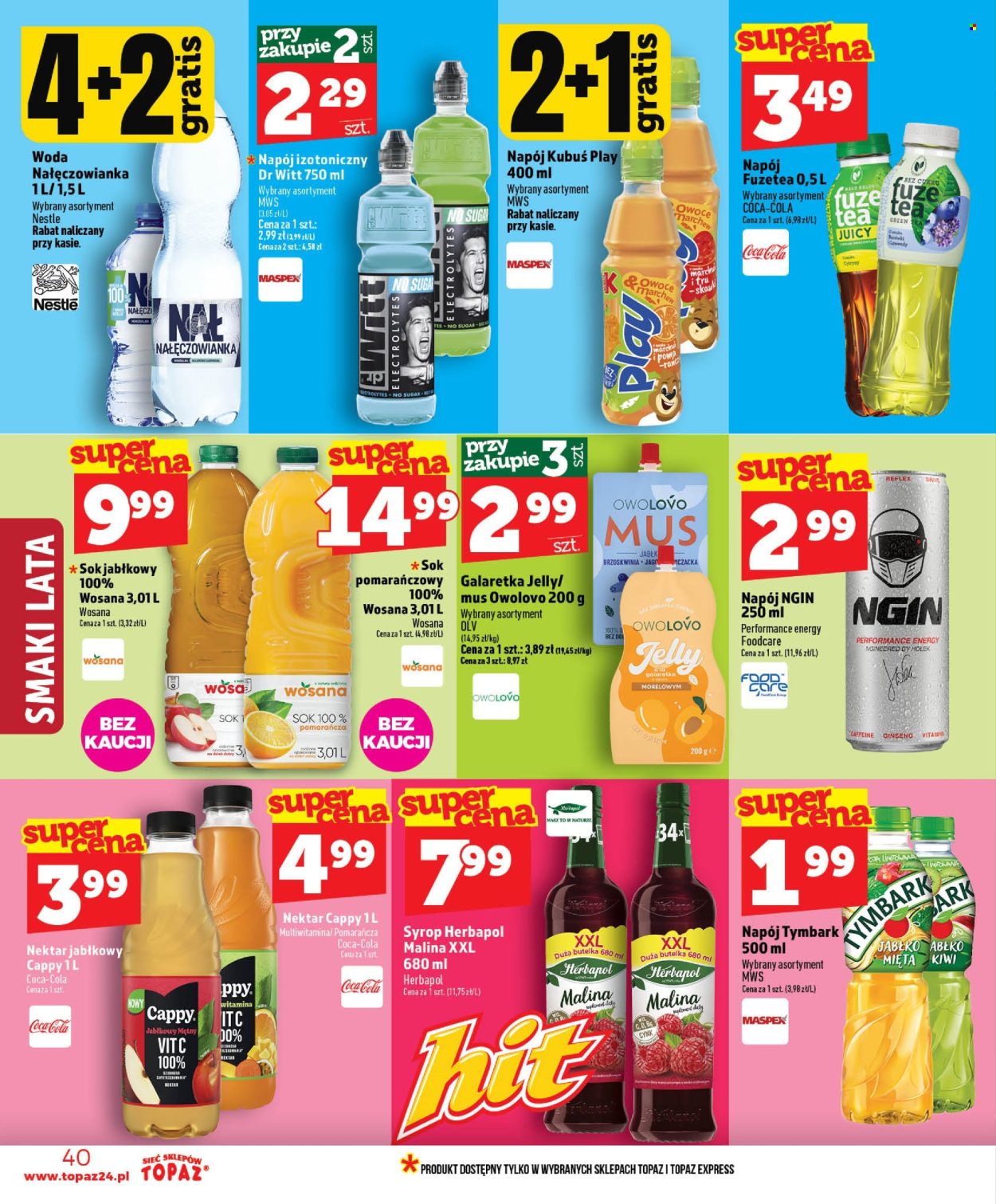 Gazetka Topaz - 2.07.2026 - 8.07.2026. Strona 40