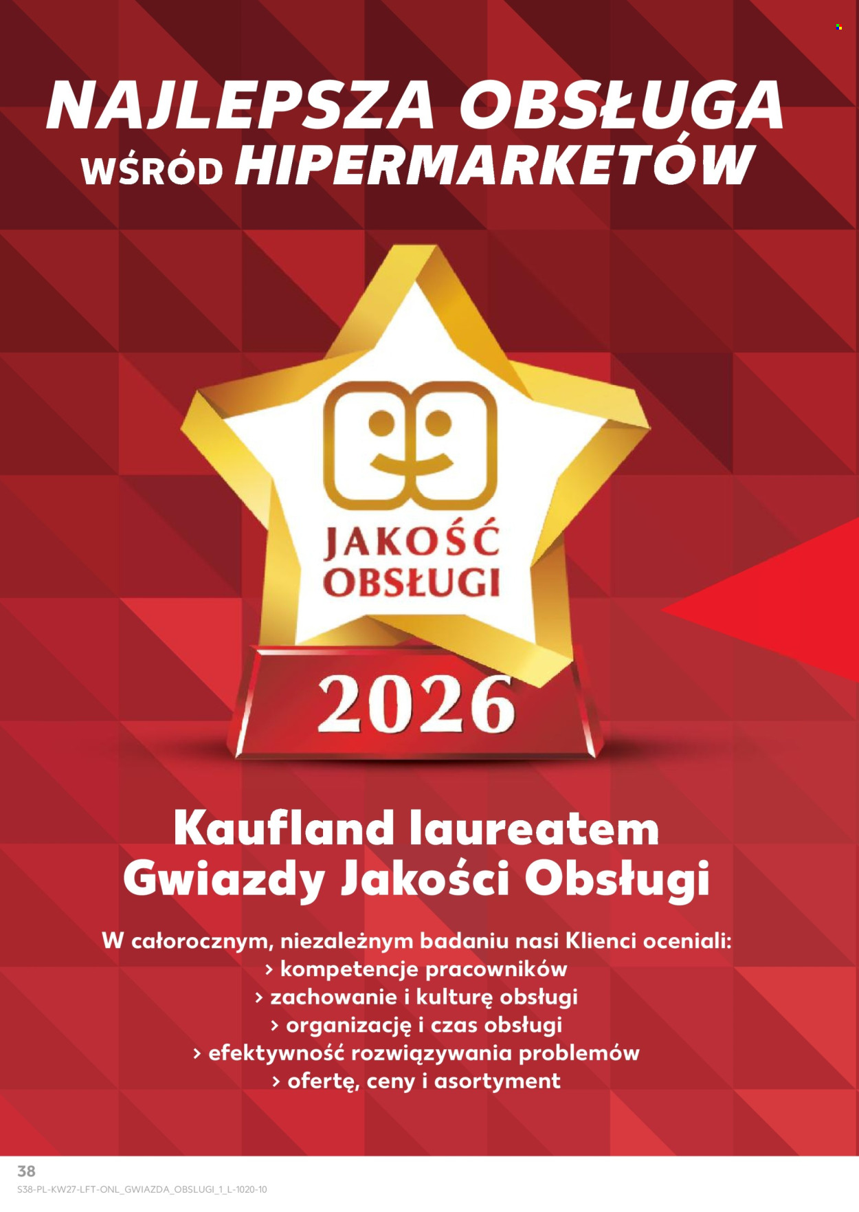 Gazetka Kaufland - 2.07.2026 - 8.07.2026. Strona 38