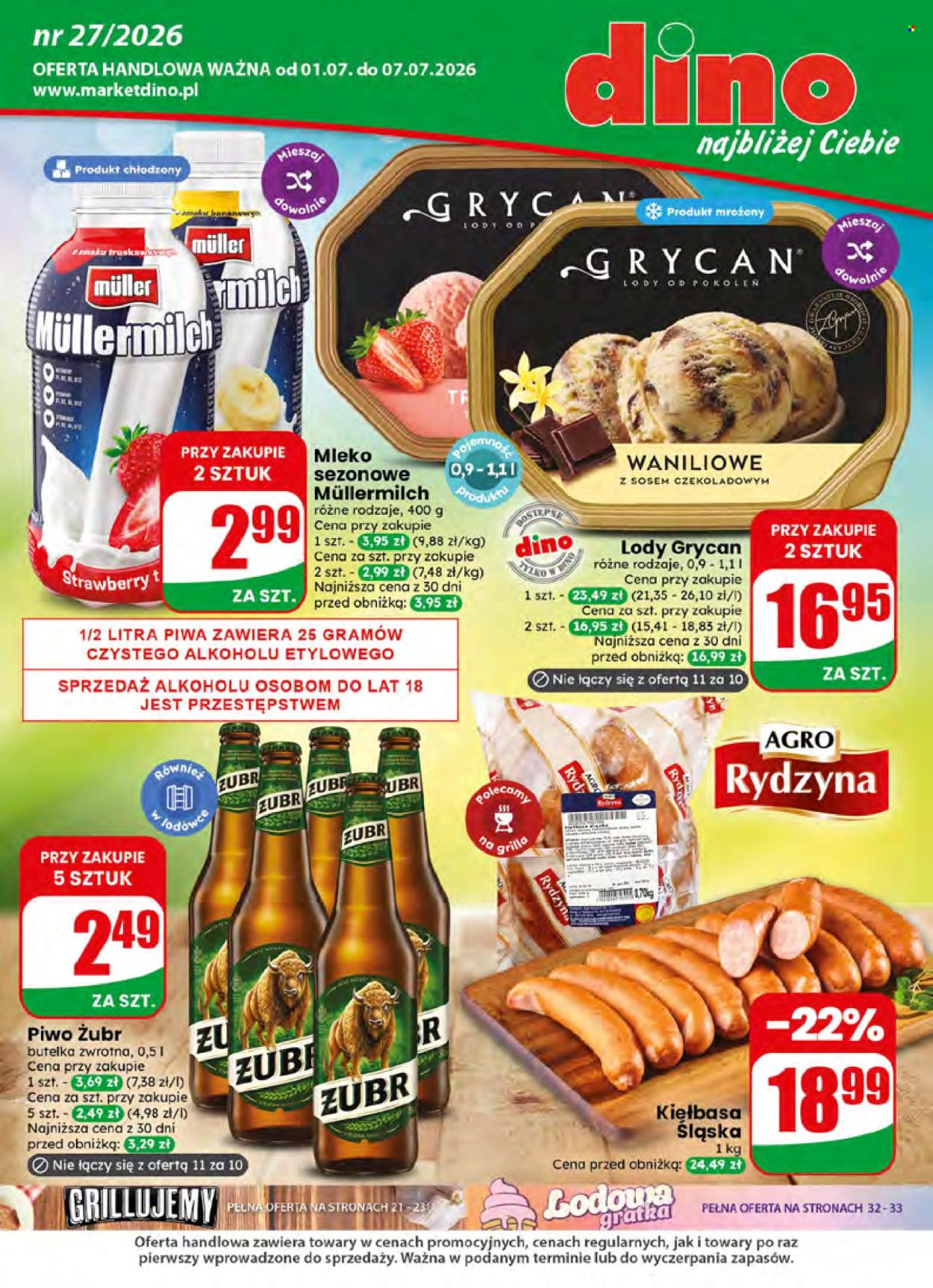 Gazetka Dino - 1.07.2026 - 7.07.2026. Strona 1