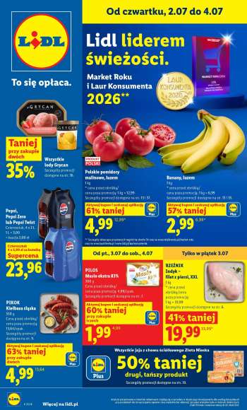 Gazetka Lidl - 2.07.2026 - 4.07.2026.