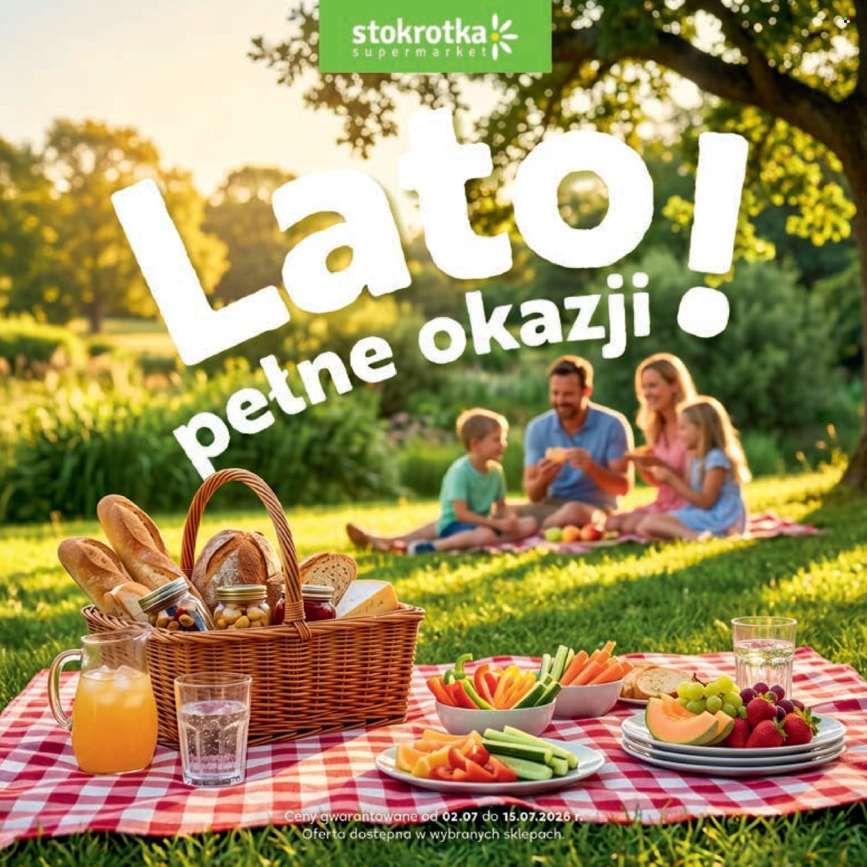Gazetka Stokrotka Supermarket - 2.07.2026 - 15.07.2026. Strona 1
