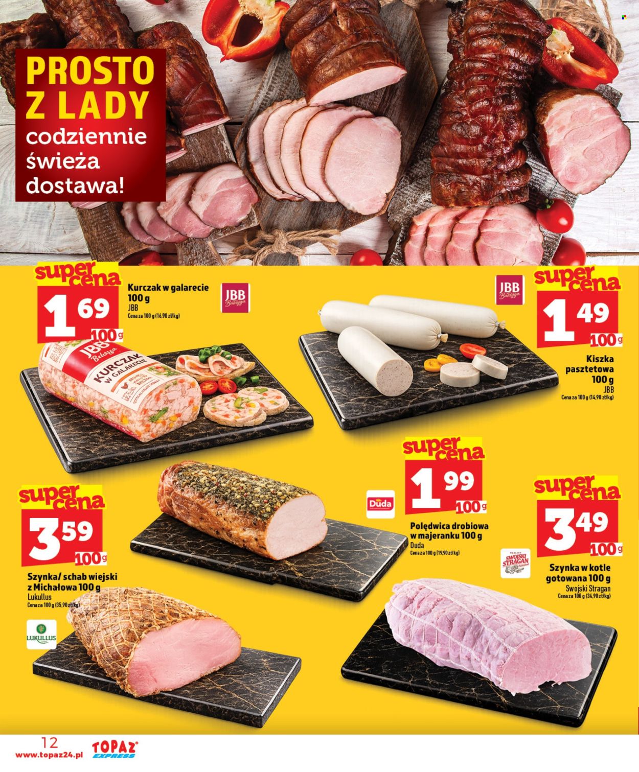 Gazetka Topaz - 2.07.2026 - 8.07.2026. Strona 12