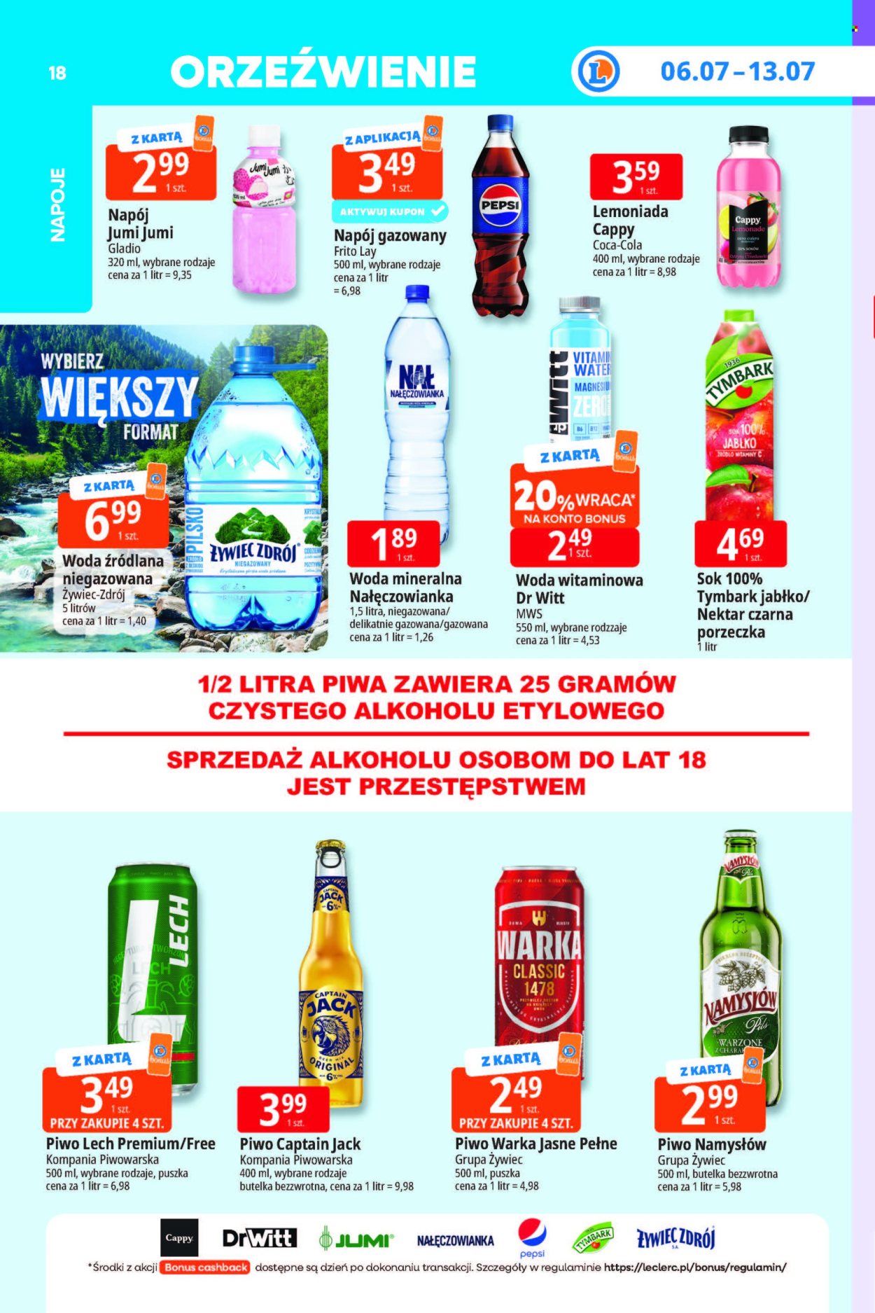 Gazetka E.Leclerc - 6.07.2026 - 13.07.2026. Strona 18