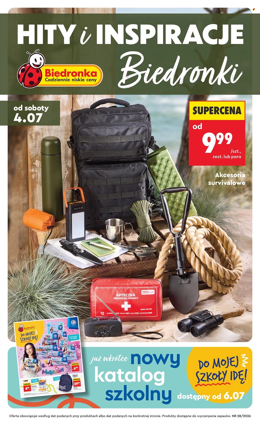 Gazetka Biedronka - 4.07.2026 - 22.07.2026. Strona 1