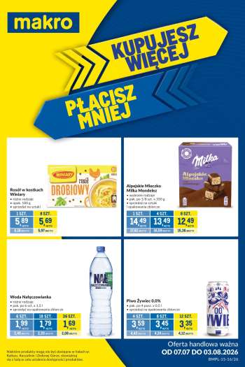 Gazetka Makro - 7.07.2026 - 3.08.2026.