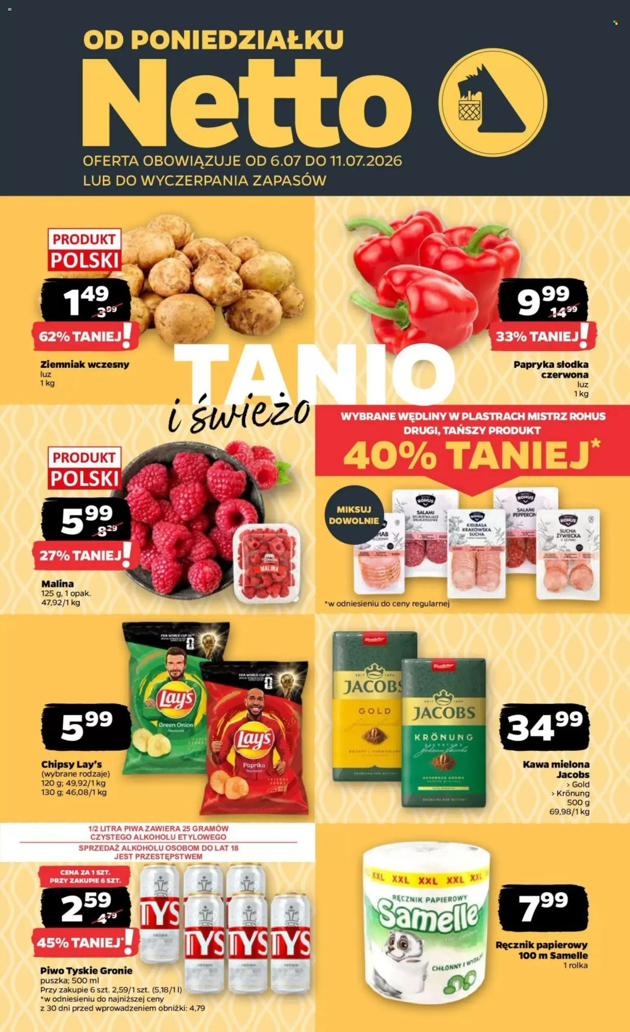 Gazetka Netto - 6.07.2026 - 11.07.2026. Strona 1