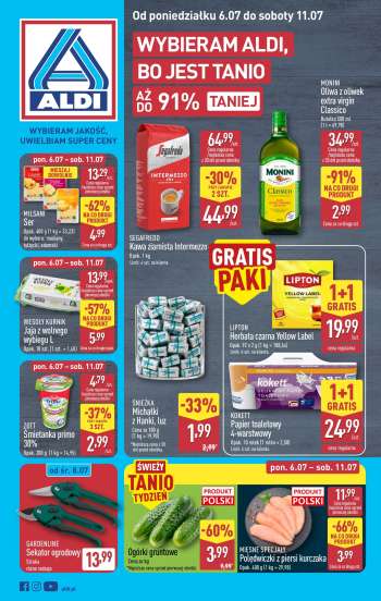 Gazetka ALDI - 6.07.2026 - 11.07.2026.
