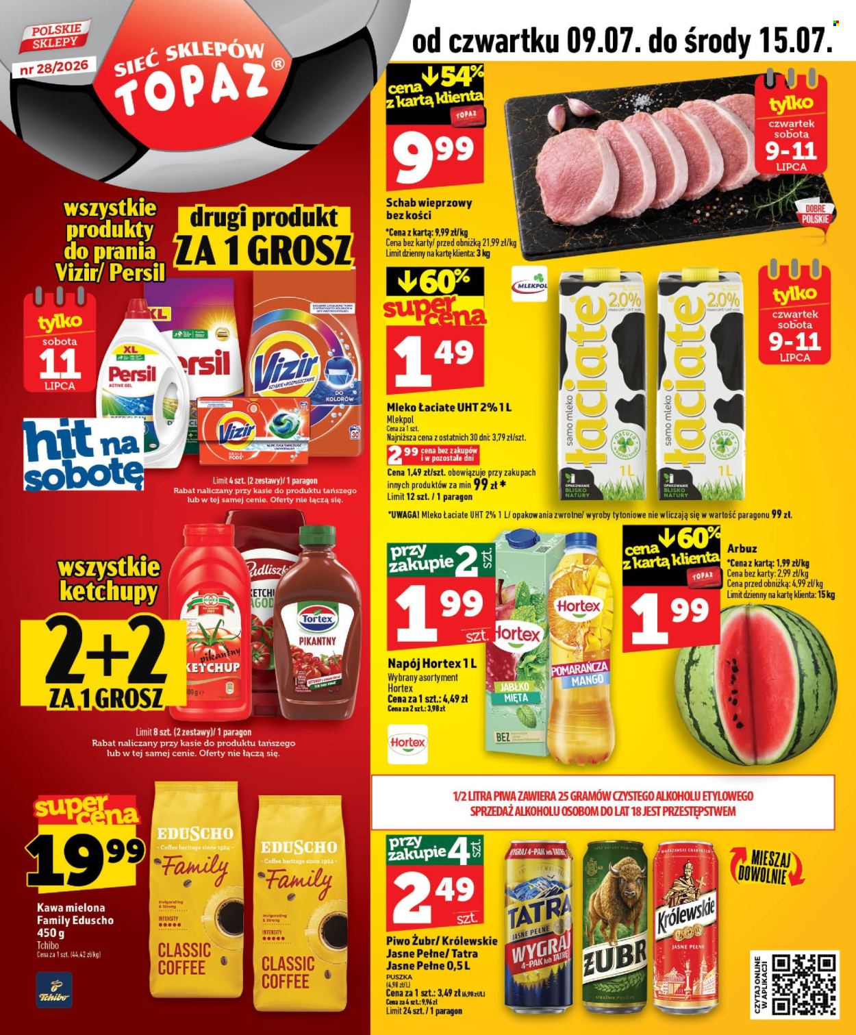 Gazetka Topaz - 9.07.2026 - 15.07.2026. Strona 1