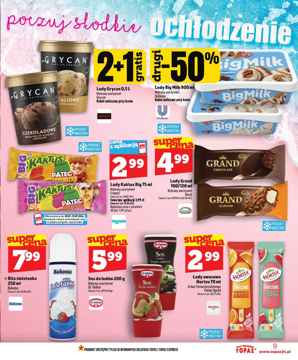 Gazetka Topaz - 9.07.2026 - 15.07.2026. Strona 9