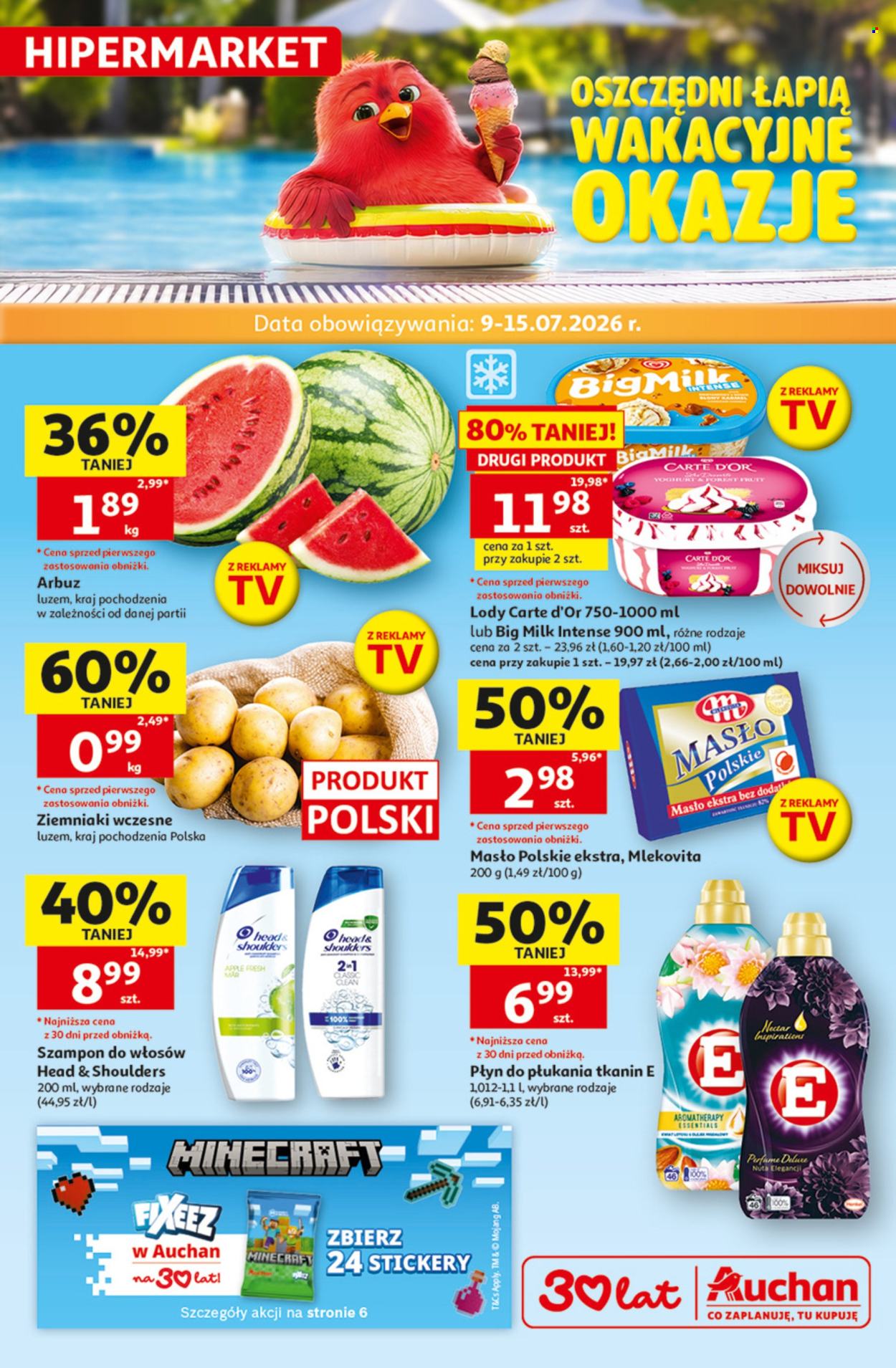 Gazetka Auchan - 9.07.2026 - 15.07.2026. Strona 1