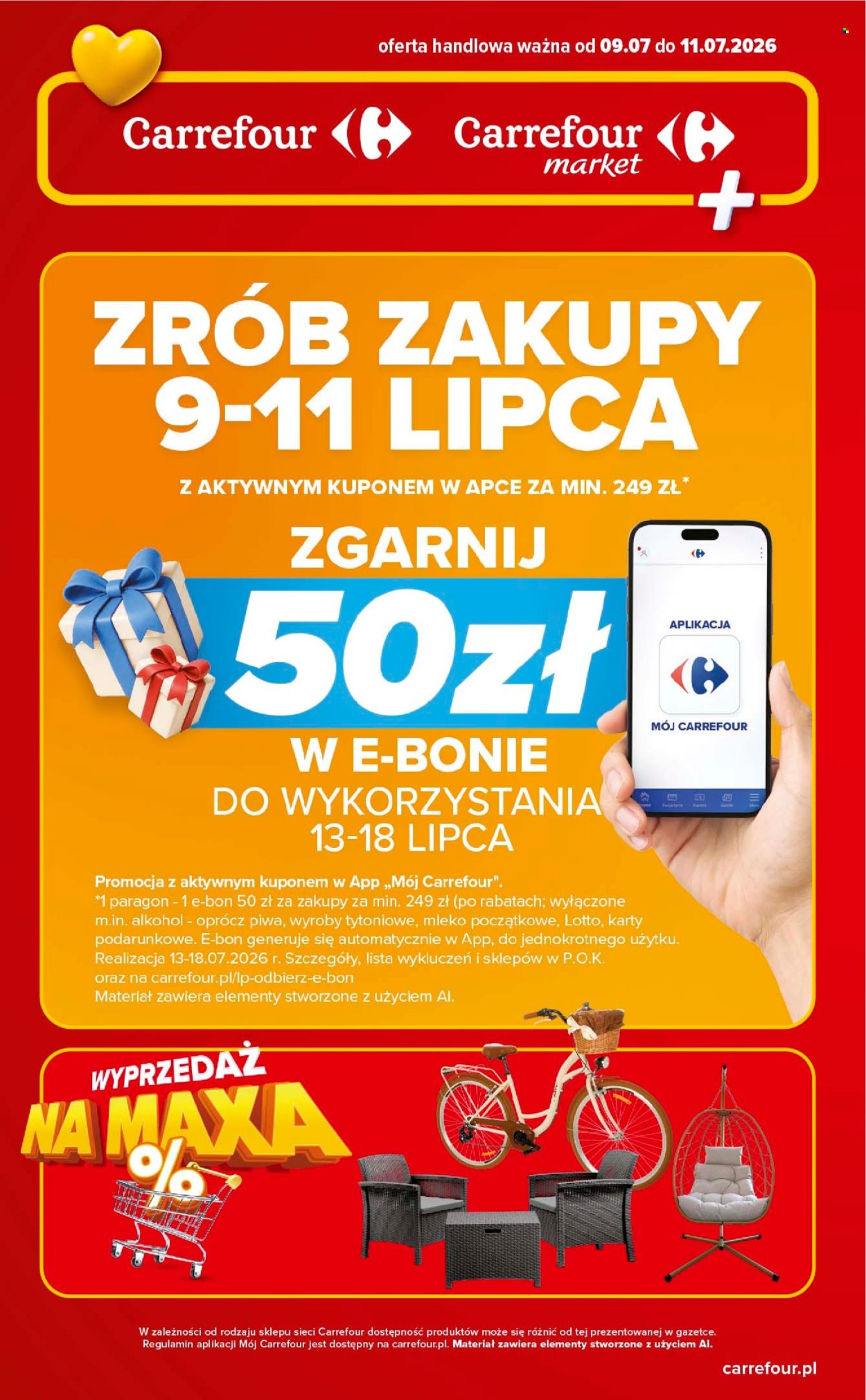 Gazetka Carrefour - 9.07.2026 - 11.07.2026. Strona 1