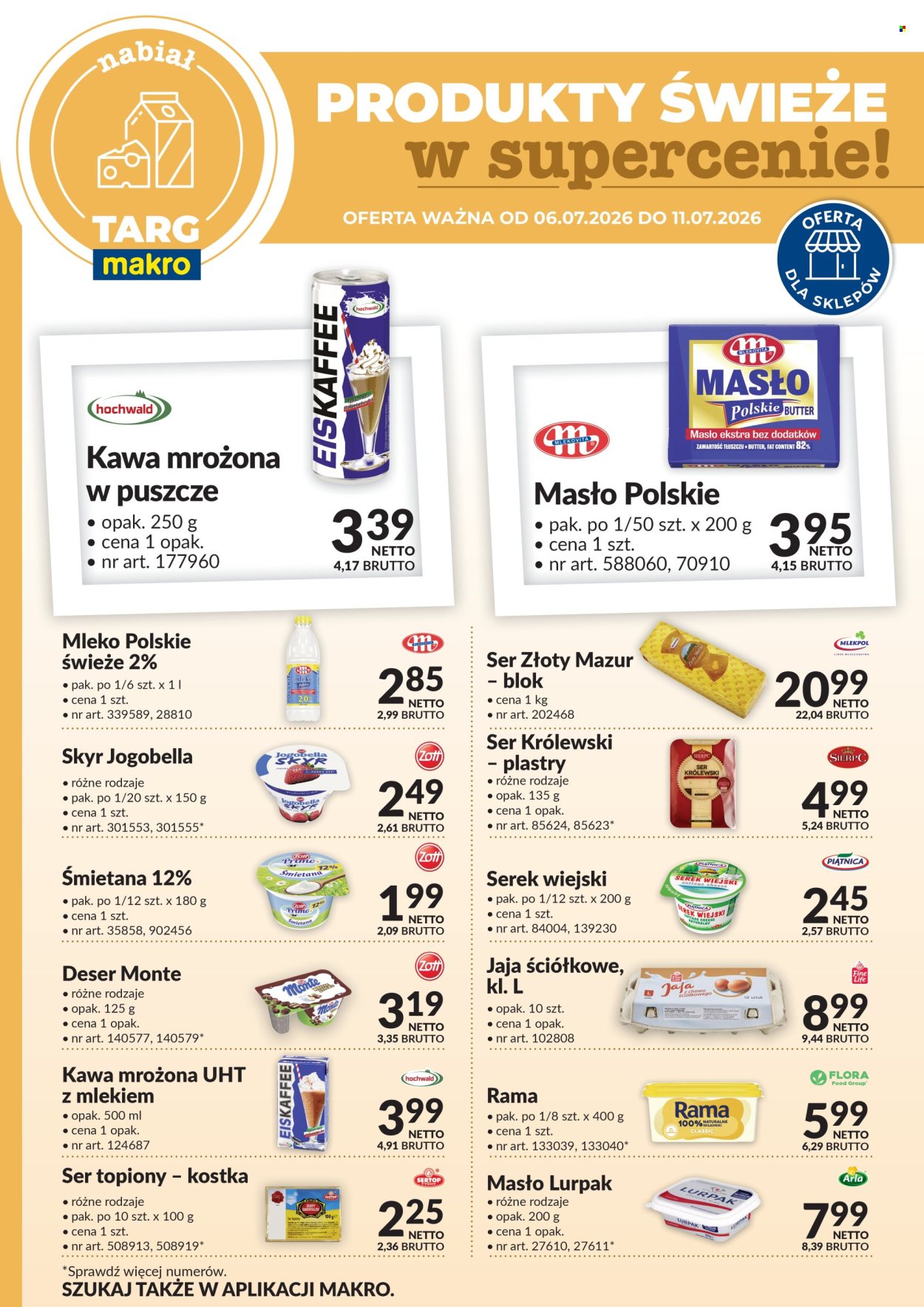 Gazetka Makro - 6.07.2026 - 11.07.2026. Strona 1