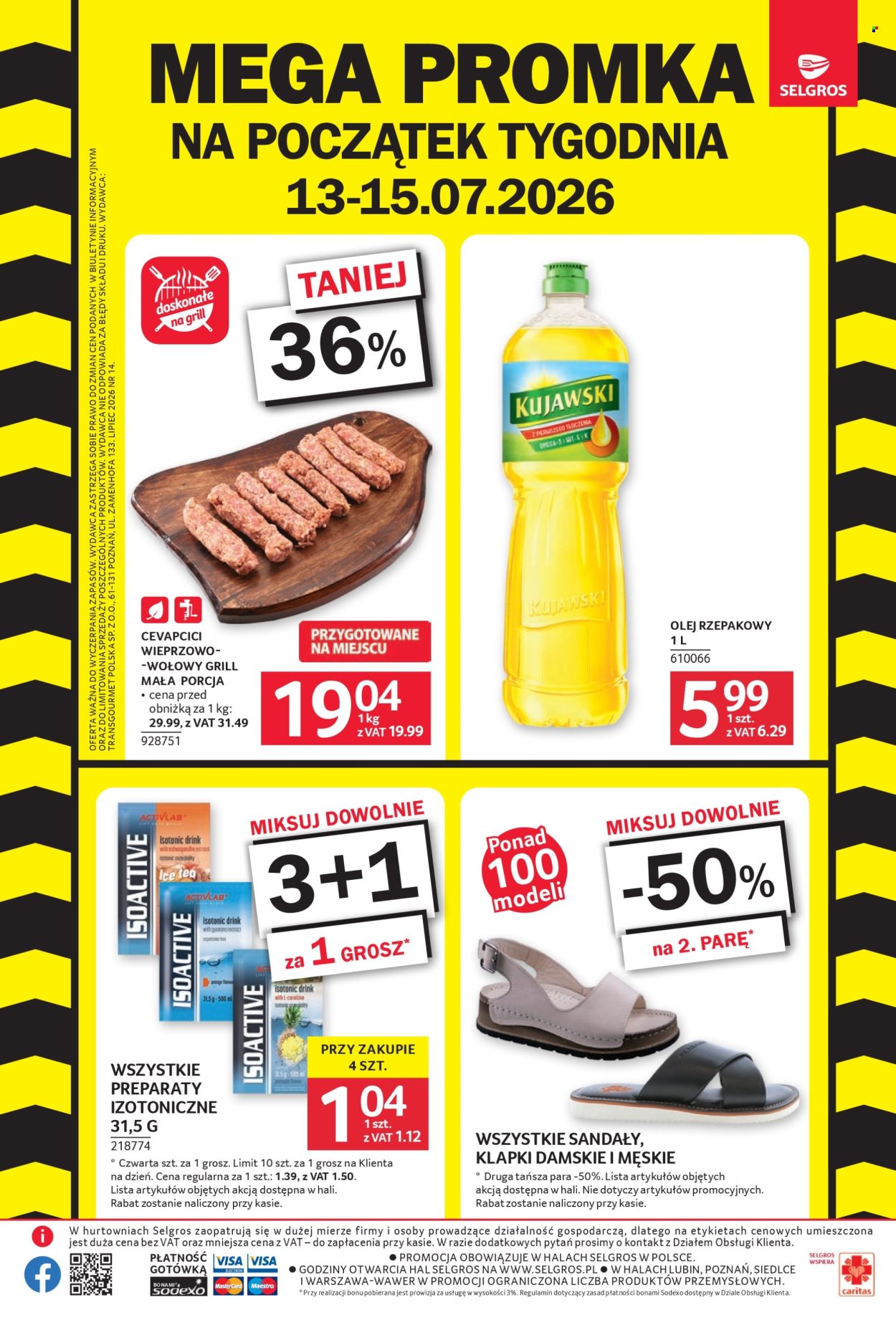 Gazetka Selgros - 13.07.2026 - 15.07.2026. Strona 1