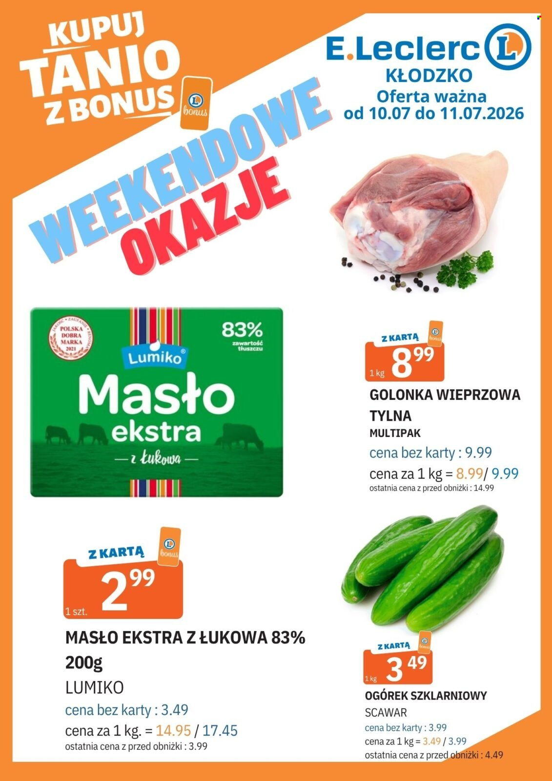 Gazetka E.Leclerc - 10.07.2026 - 11.07.2026. Strona 1