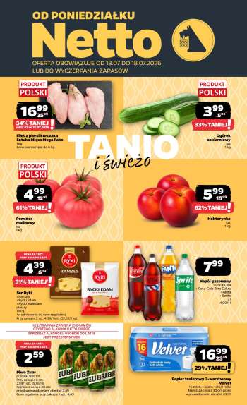 Gazetka Netto - 13.07.2026 - 18.07.2026.