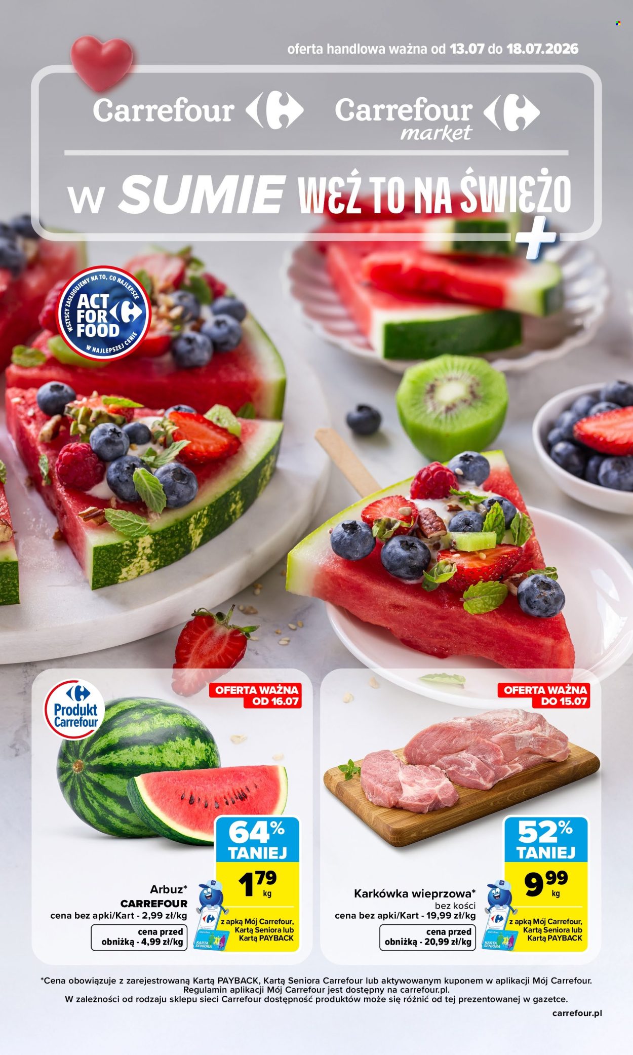 Gazetka Carrefour - 13.07.2026 - 18.07.2026. Strona 1