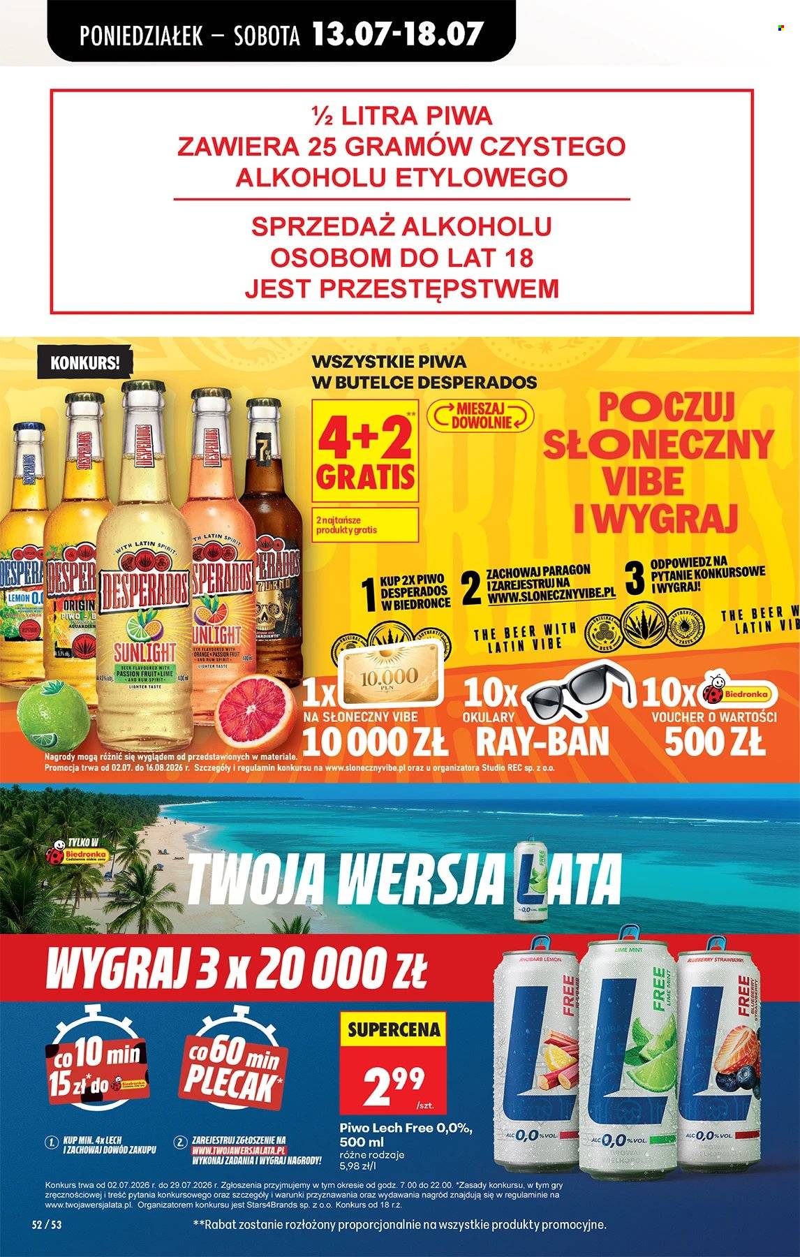 Gazetka Biedronka - 13.07.2026 - 18.07.2026. Strona 52