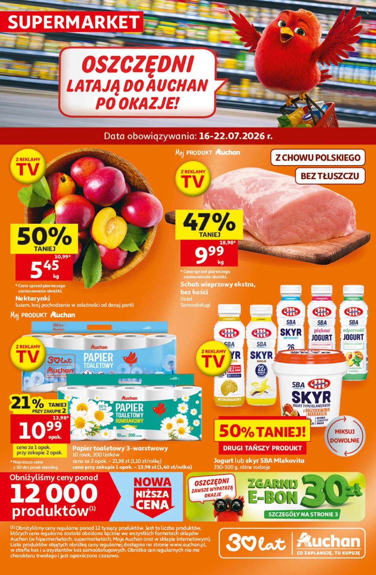 Gazetka Auchan - 16.07.2026 - 22.07.2026. Strona 1