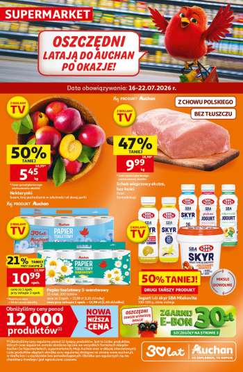 Gazetka Auchan - 16.07.2026 - 22.07.2026.