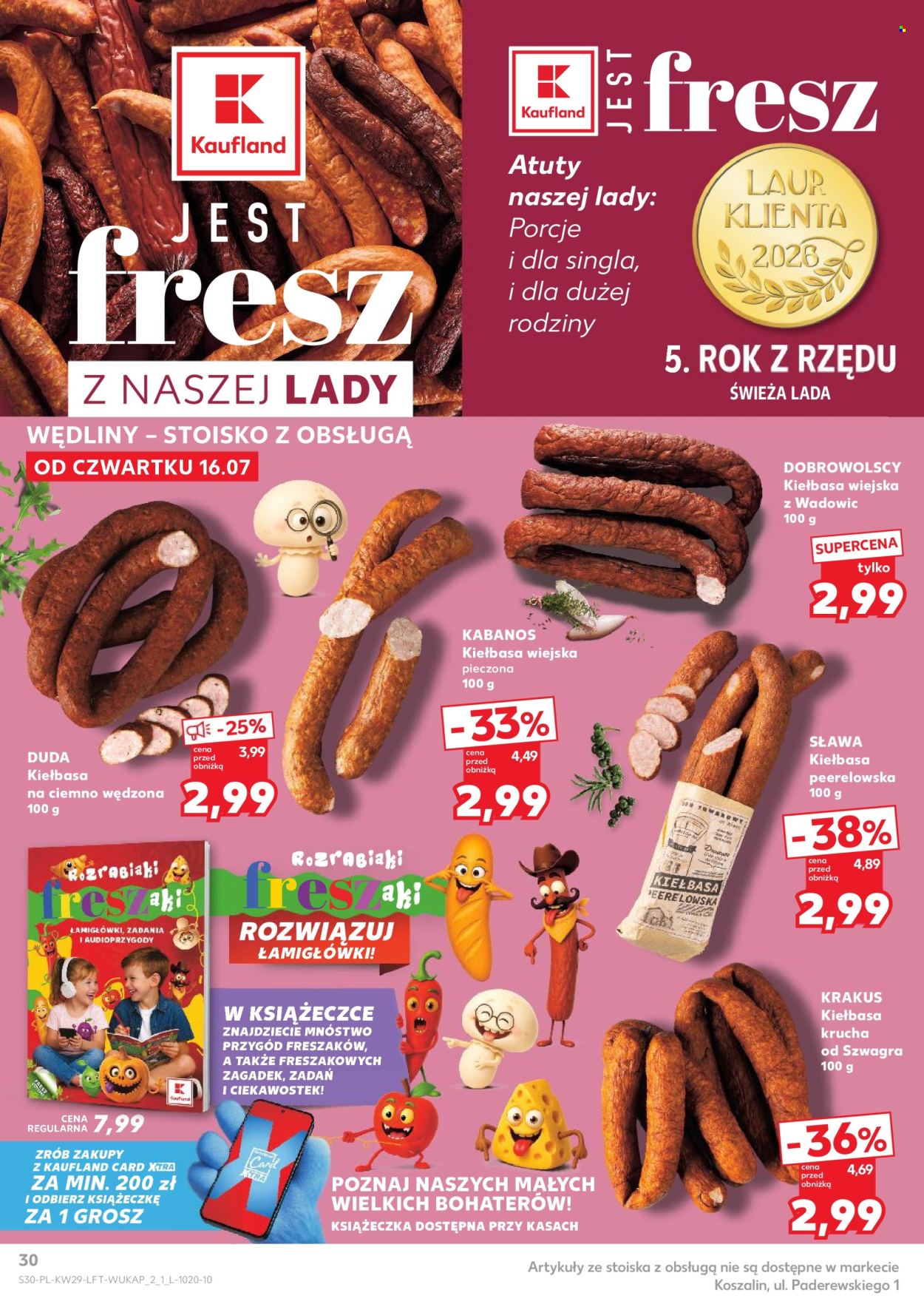 Leták Kaufland - 16.7.2026 - 22.7.2026. Strana 30