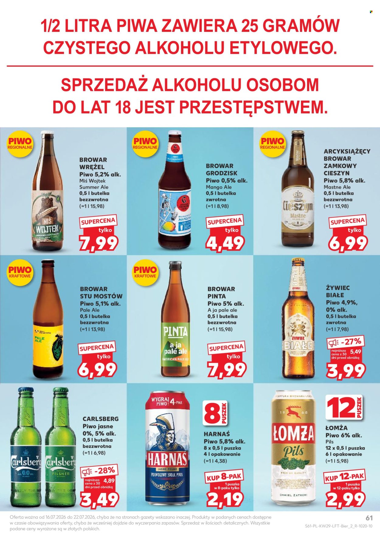 Leták Kaufland - 16.7.2026 - 22.7.2026. Strana 61