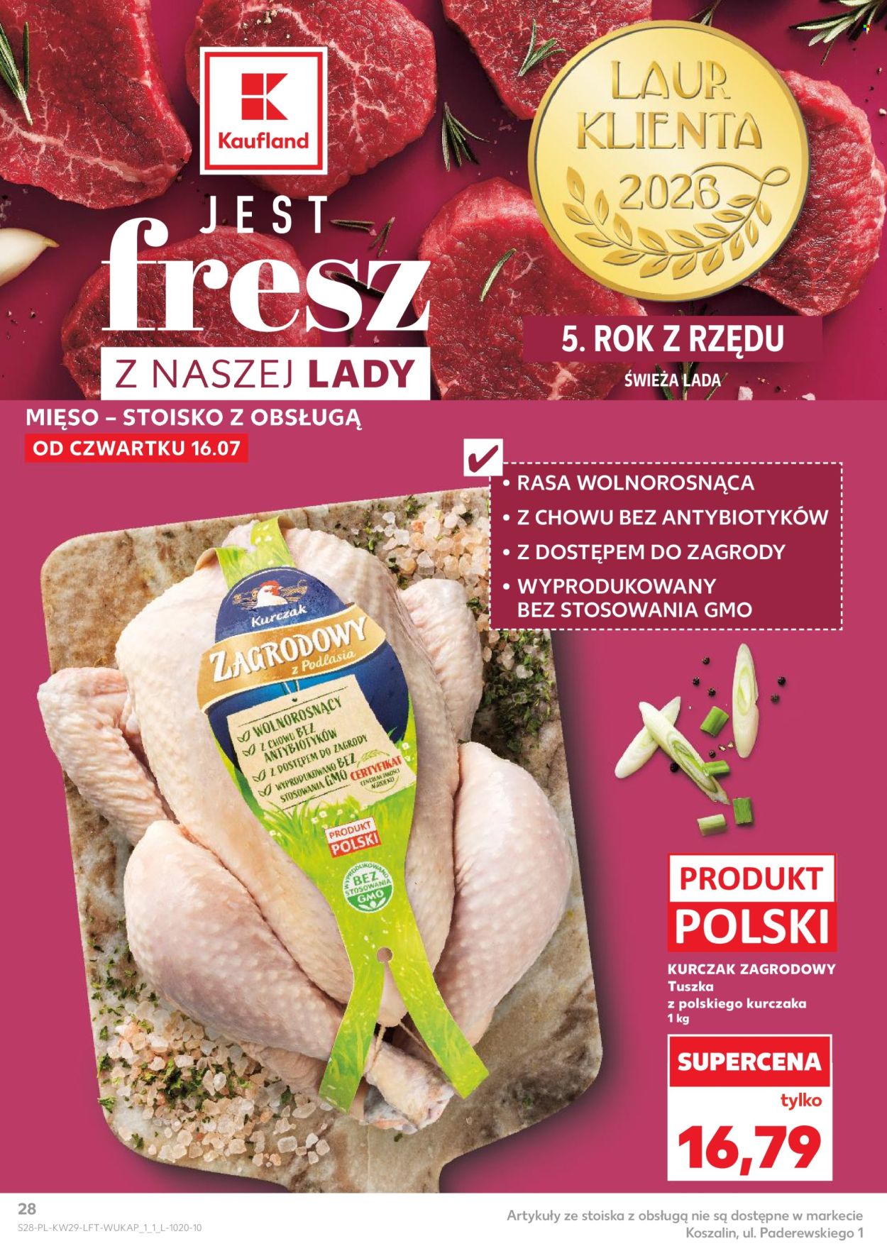 Leták Kaufland - 16.7.2026 - 22.7.2026. Strana 28