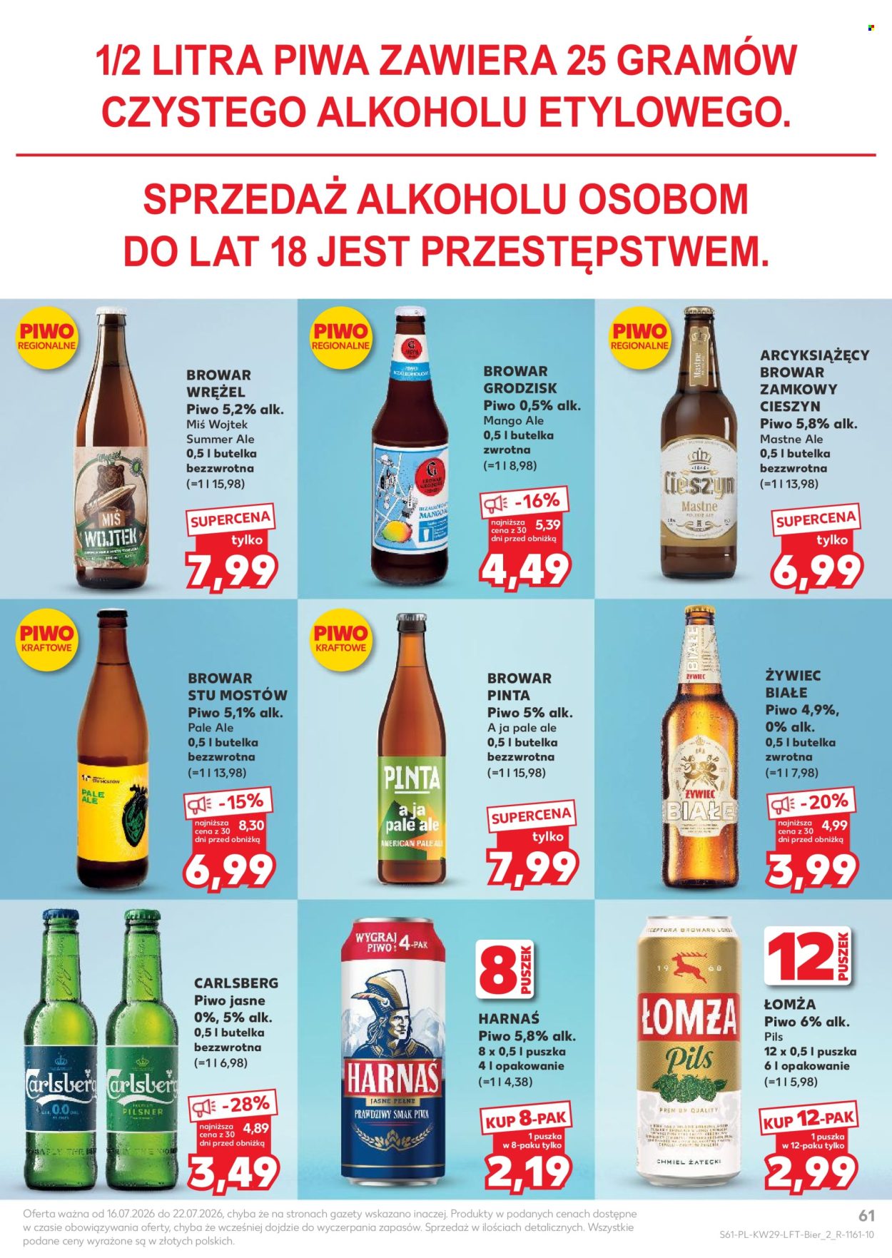 Leták Kaufland - 16.7.2026 - 22.7.2026. Strana 61