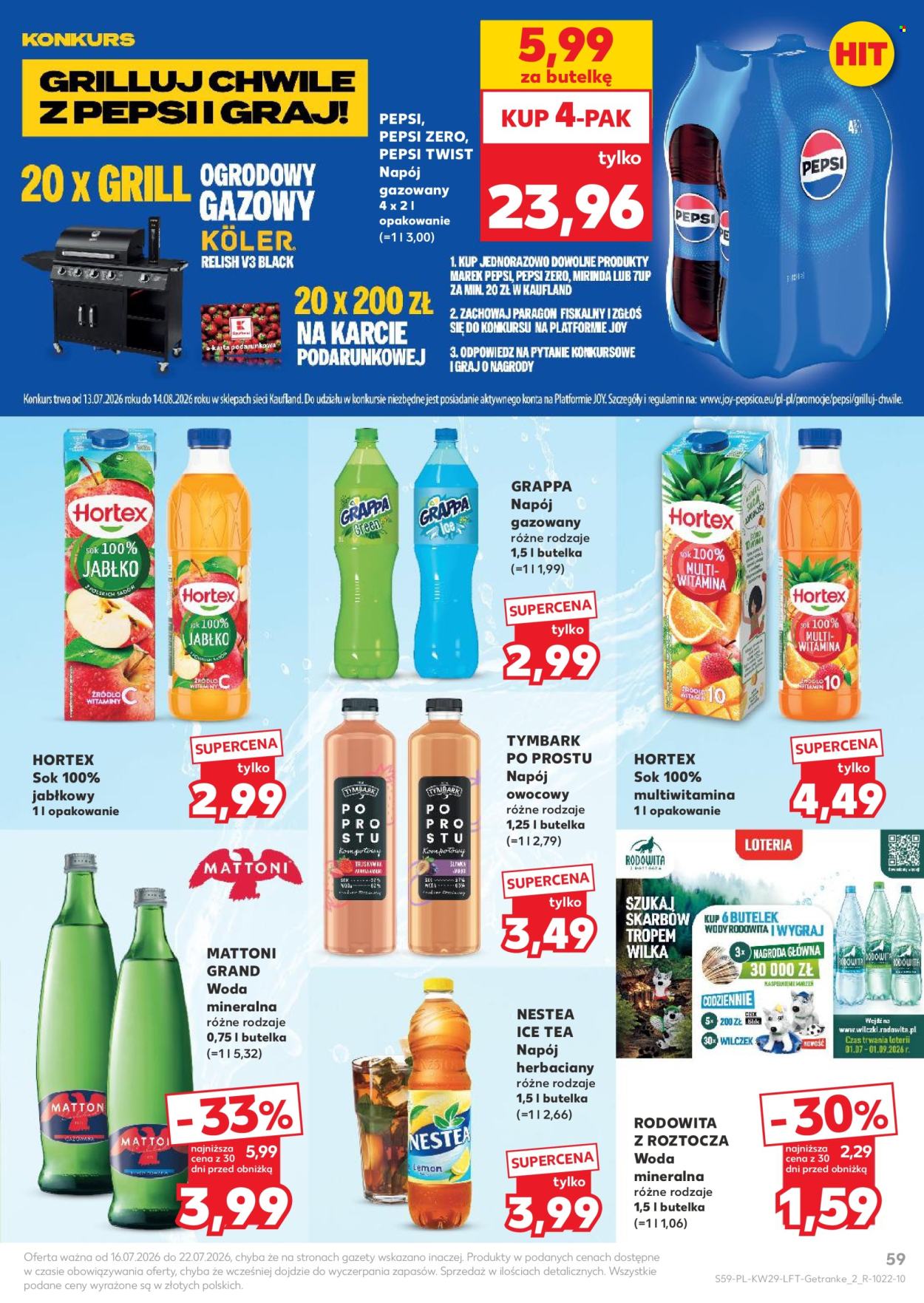 Leták Kaufland - 16.7.2026 - 22.7.2026. Strana 59