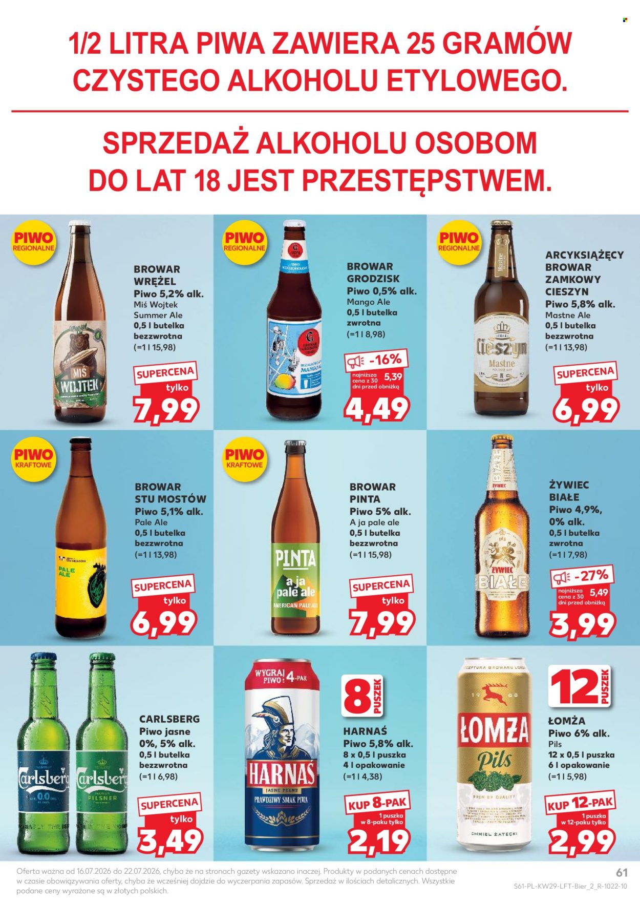 Leták Kaufland - 16.7.2026 - 22.7.2026. Strana 61